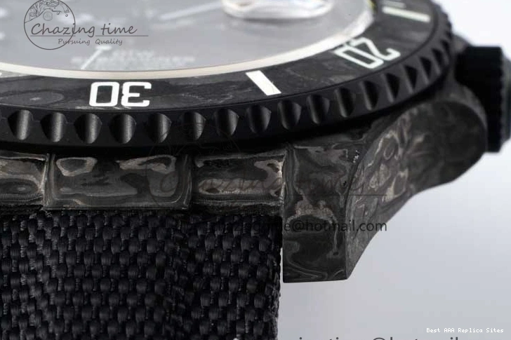 Good Copy Rolex Watches DIW Black Edition Carbon Black Strap AllSeason Nylon VSF 1:1 White VS Dial Best 2165 on Submariner 0121